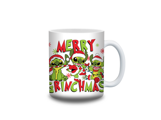 Mug- Stitch Merry Grinchmas