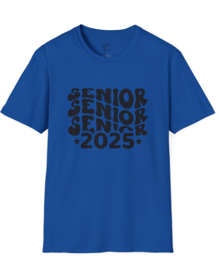 Senior Stacked 2025 Unisex t-shirt