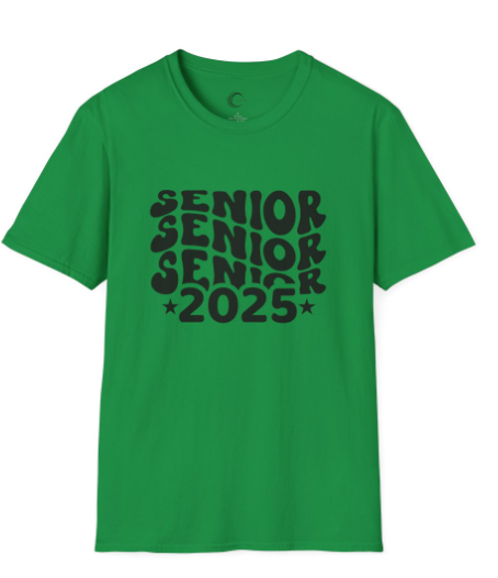 Senior Stacked 2025 Unisex t-shirt