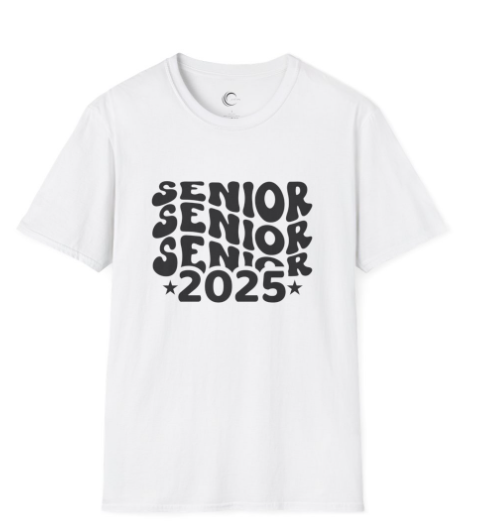 Senior Stacked 2025 Unisex t-shirt